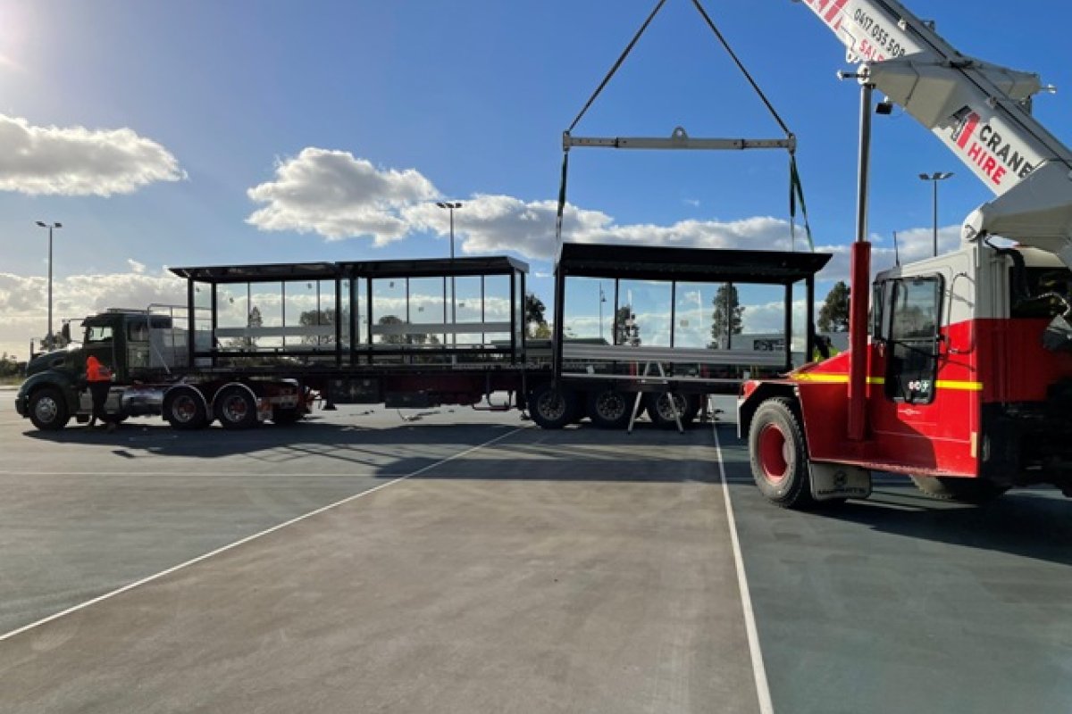 Sale Netball Shelters (Gippsland Regional Sports Complex)