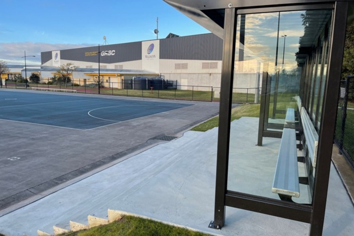 Sale Netball Shelters (Gippsland Regional Sports Complex)