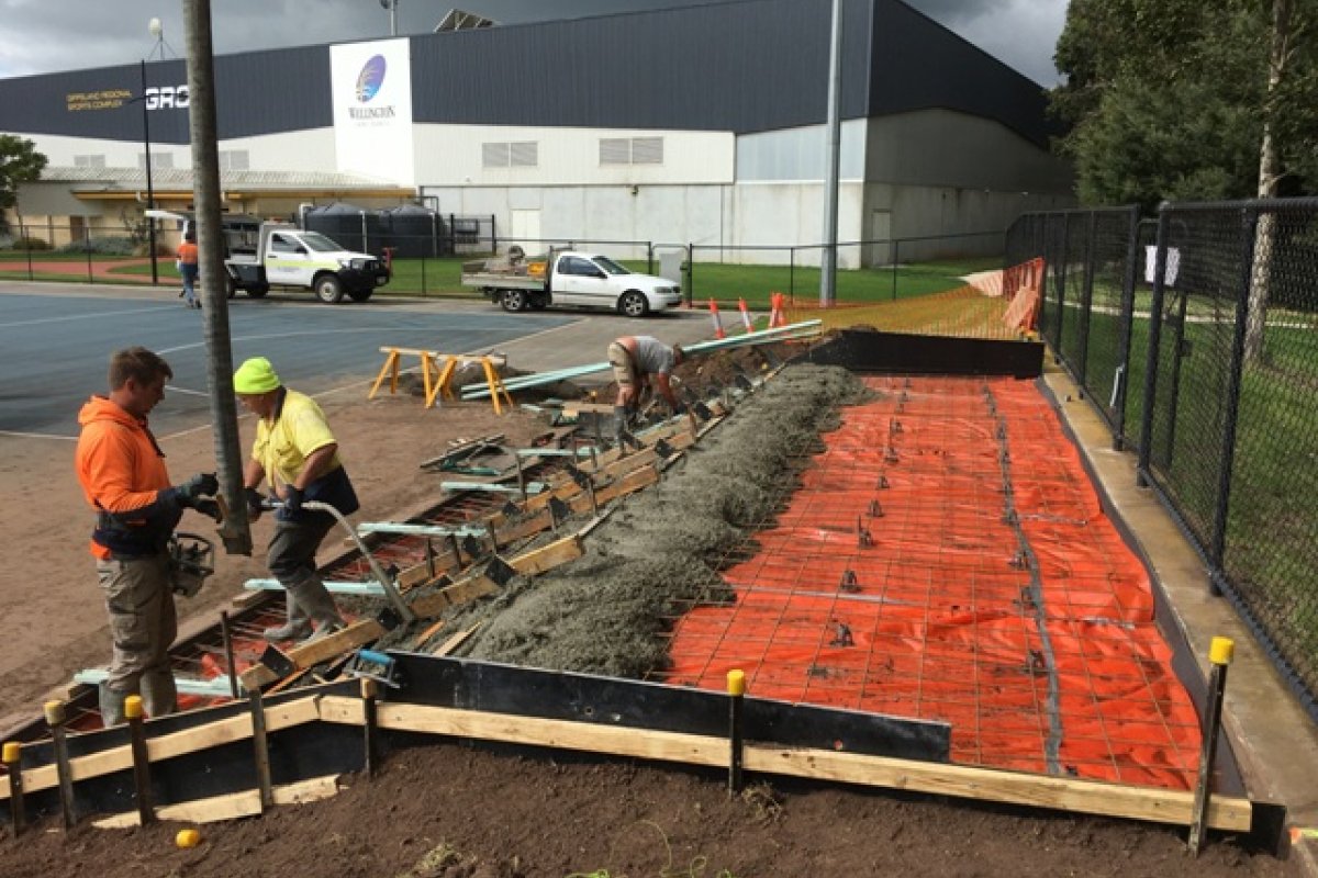 Sale Netball Shelters (Gippsland Regional Sports Complex)