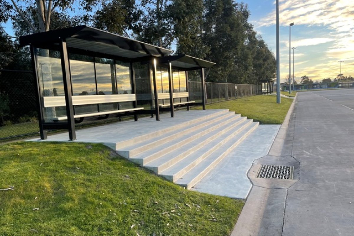 Sale Netball Shelters (Gippsland Regional Sports Complex)